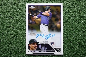 Michael Toglia 2023 Topps Chrome Rookie Autographs #AC-MT RC Auto - Bild 1 von 2