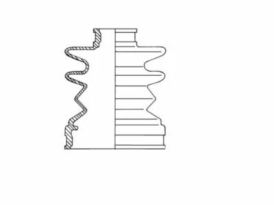 For 1985-1991 Subaru XT CV Boot Kit Front Inner 91655MM 1986 1987 1988 1989 1990 - Image 1 of 2