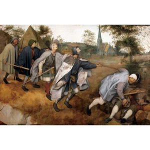 Wooden Jigsaw Puzzles 1000 PCS Parable of the Blind by Pieter Bruegel the Elder - Picture 1 of 9
