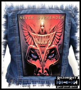 TRIUMPH - Never Surrender === Backpatch Back Patch / April Wine Night Ranger - Picture 1 of 2