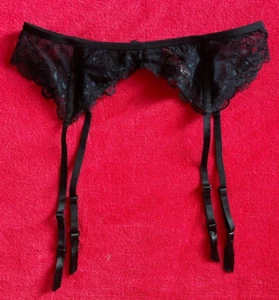 REGGICALZE PIZZO TRASPARENTE SEXY FETISH GARTERBELT - Bild 1 von 2