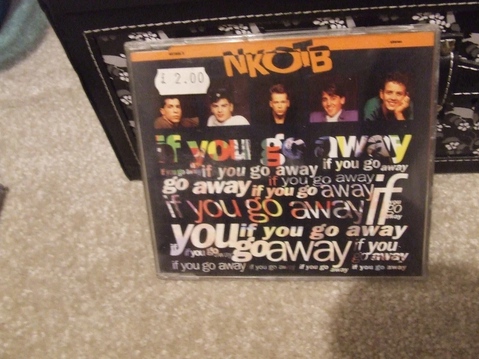 CD SINGLE NEW KIDS ON THE BLOCK IF YOU GO AWAY 4 TRACK - Image 1 of 1