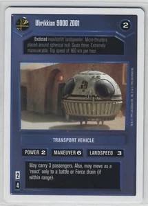 Star Wars CCG Ubrikkian 9000 Z001 Premiere WB White Decipher Free Shipping! - Picture 1 of 1