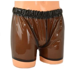 Latex Shorts mit breitem Bund transparent - 0,4 mm Size:XXL(2122) - Bild 1 von 6