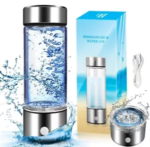 Hydrogen Water Bottle, Portable Hydrogen Water Bottle Generator with SPE PEM ... - Picture 1 of 7
