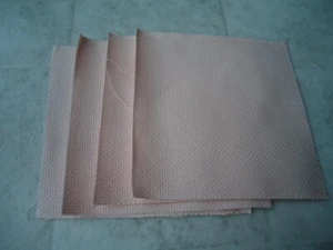 4 Pieces Pink Aida Cloth 14 Ct. 6” X 6” Cross Stitch - Picture 1 of 3