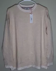 VINEYARD VINES Dreamcloth Sweatshirt 2K002073 Oatmeal Heather Tan Size Small - Picture 1 of 12