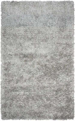 Rizzy Rugs Gray Monochrome Single-Color Plush Shag/Flokati Area Rug Solid UR344A - Image 1 of 3