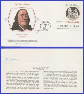 EE. UU. 5 #1753 U/A FLEETWOOD 2 FDC Alianza Francesa - Imagen 1 de 1