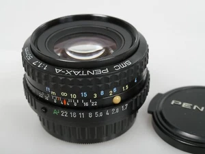 SMC Pentax - A 50mm f1,7 1,7/50 Objektiv Lens Top + voll funktionsf. n. Mint + 2 - Bild 1 von 22