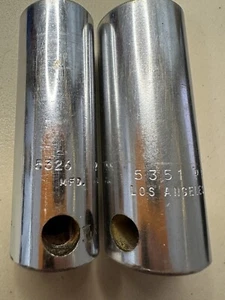 2 - Proto 1/2" Drive Sockets 1" and 13/16" Deep Well 12 Pt. 5351 and 5326 - Picture 1 of 7