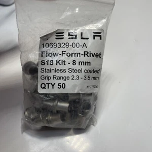 Tesla Model 3 2018-2022 Flow Form Rivet S18/8mm OEM 1069329-00-A 50 PCS - Bild 1 von 3