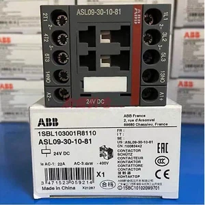 one new ABB AC Contactor ASL09-30-10-81 24VDC Free shipping - Picture 1 of 5