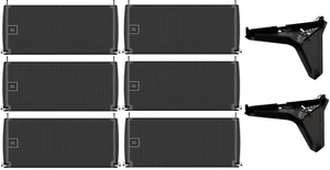 6x JBL SRX910LA 10" Speaker W/DSP 880W+ 2x SRX910LA BP BasePlate W/M20 PoleMount - Picture 1 of 17