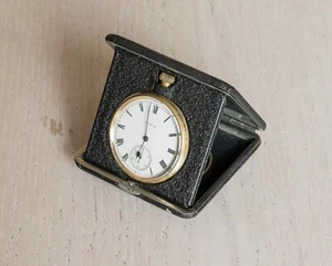 Antique, Elgin pocket watch with travelling case, spares or repair - Picture 1 of 12