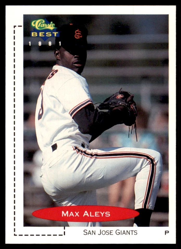 1991 Classic Best Minor League Max Aleys Baseball Cards #87 - Image 1 of 2
