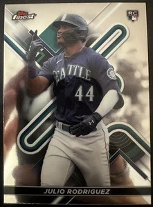 Julio Rodriguez 2022 Topps Finest #23 RC - Seattle Mariners - Foto 1 di 2