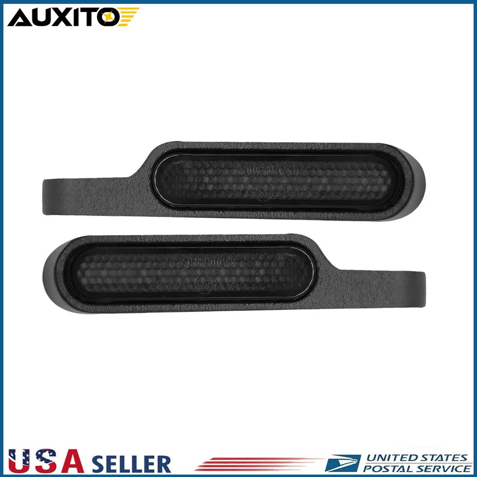 Luces intermitentes ámbar indicadoras de giro LED para motocicleta Harley Chopper Foto 1 de 4