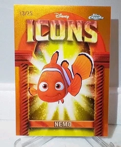 2025 Topps Chrome Disney Icons Nemo /25 Orange Refractor - Picture 1 of 2