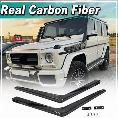 Snorkels de admisión de aire de carbono real para Benz G Wagon W463 G500 G550 G55 G63 G65 04UP Foto 1 de 4