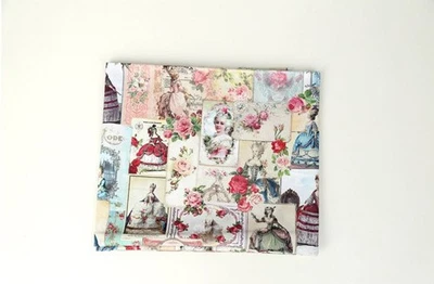 Vintage Retro Versailles Rose Patterned Fabric made in Korea By the Half Yard - Image 1 of 4