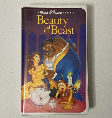 **RARE** **MISPRINT** Beauty and The Beast (VHS, 1992, Black Diamond Classic) - Image 1 of 4