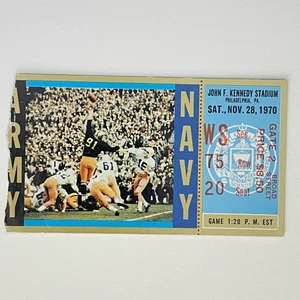 Army vs Navy 11/28/1970 College Football Ticket, Annual Classic - Picture 1 of 4