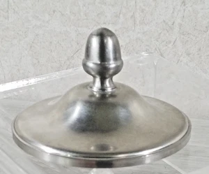 Tapa de peltre de 3 1/4" para plato de caramelo, crema o plato para servir - Imagen 1 de 6