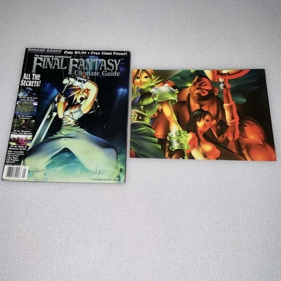 Final Fantasy VII 7 Ultimate Guide Versus Books 1997 ultra rare superior variant - Image 1 of 4