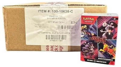 Pokemon Escarlata y Violeta Destinados Rivales Booster Paquete 25 Caja Estuche Foto 1 de 4