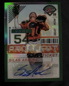 2024 Panini Prospect Edition #31 Silas Ardoin Holo Prospect Ticket Auto Orioles  - Picture 1 of 2