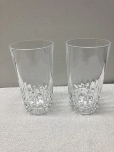 W. M. Dalton Verite Pattern French Lead Crystal Unit No. 6 Beverage Set Of 2 - Picture 1 of 4