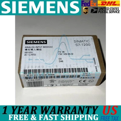 New Siemens 6ES7231-5PA30-0XB0 1231RTD S7-1200 Analog input 6ES7 231-5PA30-0XB0 - Image 1 of 4