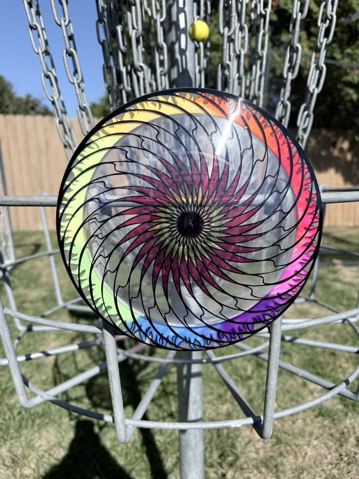Discraft Fuzed Scorch Rainbow Flames Custom Dyed - Image 1 of 1