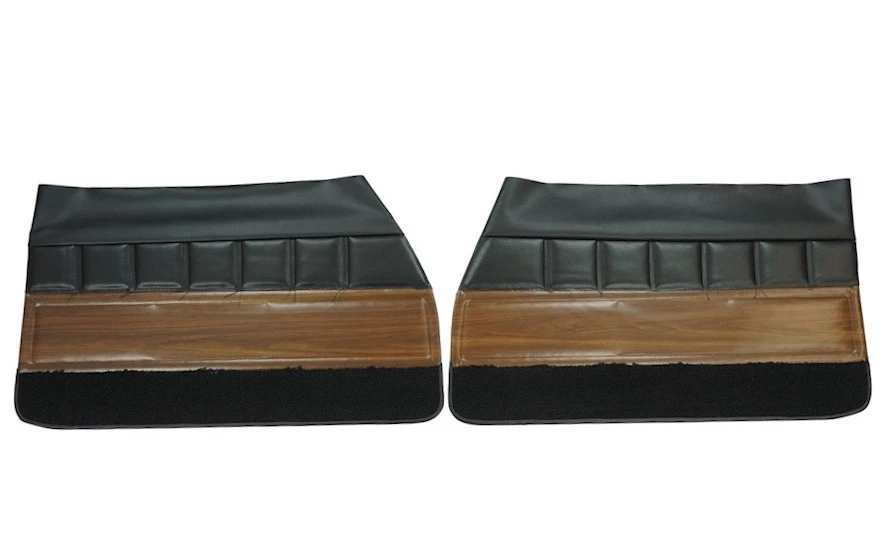 1972 Buick Skylark Custom GS 350 Standard Interior Unassembled Front Door Panels - Image 1 of 1