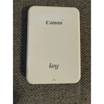 Canon Ivy Mini Photo Printer PV-123 White Tested Works w/ ZINK Paper Bluetooth - Image 1 of 4