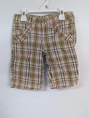 Bermudas a cuadros para niñas talla 6 Foto 1 de 3