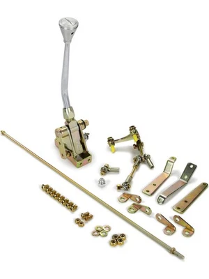 Lokar Shifter Automatic Floor Mount 10 in Stick Lokar Hi-Tech Knob 72 (FM727DL) - Image 1 of 4