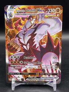 Pokemon Kampfstile Single Strike Urshifu VMAX Alternate Art 168/163 Englisch - Bild 1 von 4