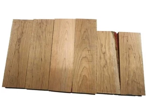 2x Madera De Guindalera Kirschbaum 45x16cm x 48mm #K5 - Imagen 1 de 4