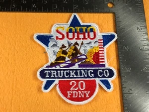 E1-30 NEW YORK FIRE DEPARTMENT PATCH - ENGINE 20 - SOHO TRUCKING CO. - Bild 1 von 2