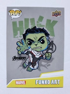 2023 Funko Marvel Upper Deck Funko Art Trading Card Hulk Avengers AF-11 - Picture 1 of 4
