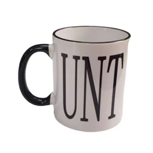 Unt Mug With C Handle Funny Novelty Coffee Tea Cup Rude Naughty + Free Gift Box - Picture 1 of 4