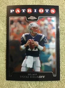 2008 Topps Chrome TOM BRADY #TC163 MVP New England Patriots Buccaneers - Picture 1 of 4