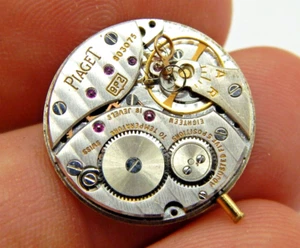 Piaget 18 jewel Cal 9P2 High Grade Wrist watch movement for parts or repair - Picture 1 of 6