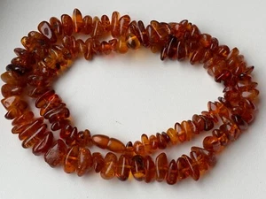 RARE! Natural Vintage Amber Beads Antique Baltic Old Necklace 68,01 gr - Picture 1 of 8