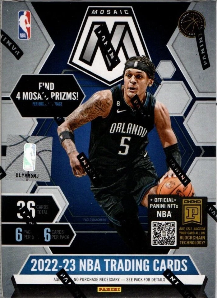 Panini 2022-23 Mosaic Basketball Blaster - 36 Cards