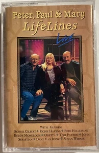 Peter, Paul and Mary- LifeLines Live - New Cassette Tape Apr 1995 Warner Bros - Picture 1 of 2