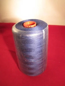 Gunold Embroidery Thread 5000m Cones 127 Deep Nassau Bl X1 CONE made in Italy - Picture 1 of 6