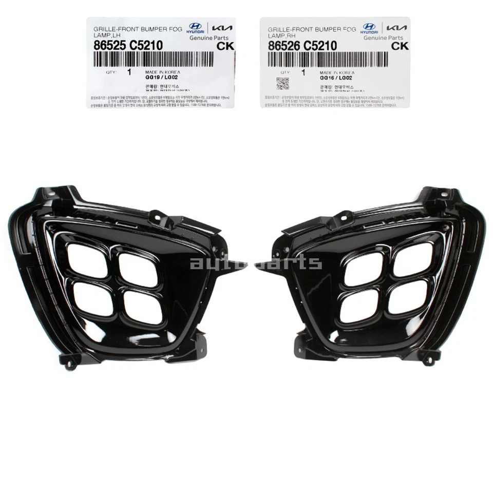 Cubierta de bisel de luz antiniebla genuina izquierda derecha 2EA - 1 JUEGO para Kia Sorento 2016-2020 Foto 1 de 4